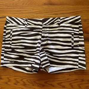 NWT Brown Zebra striped JCP Shorts